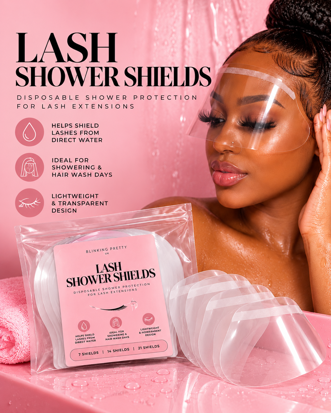 Lash Shower Shields