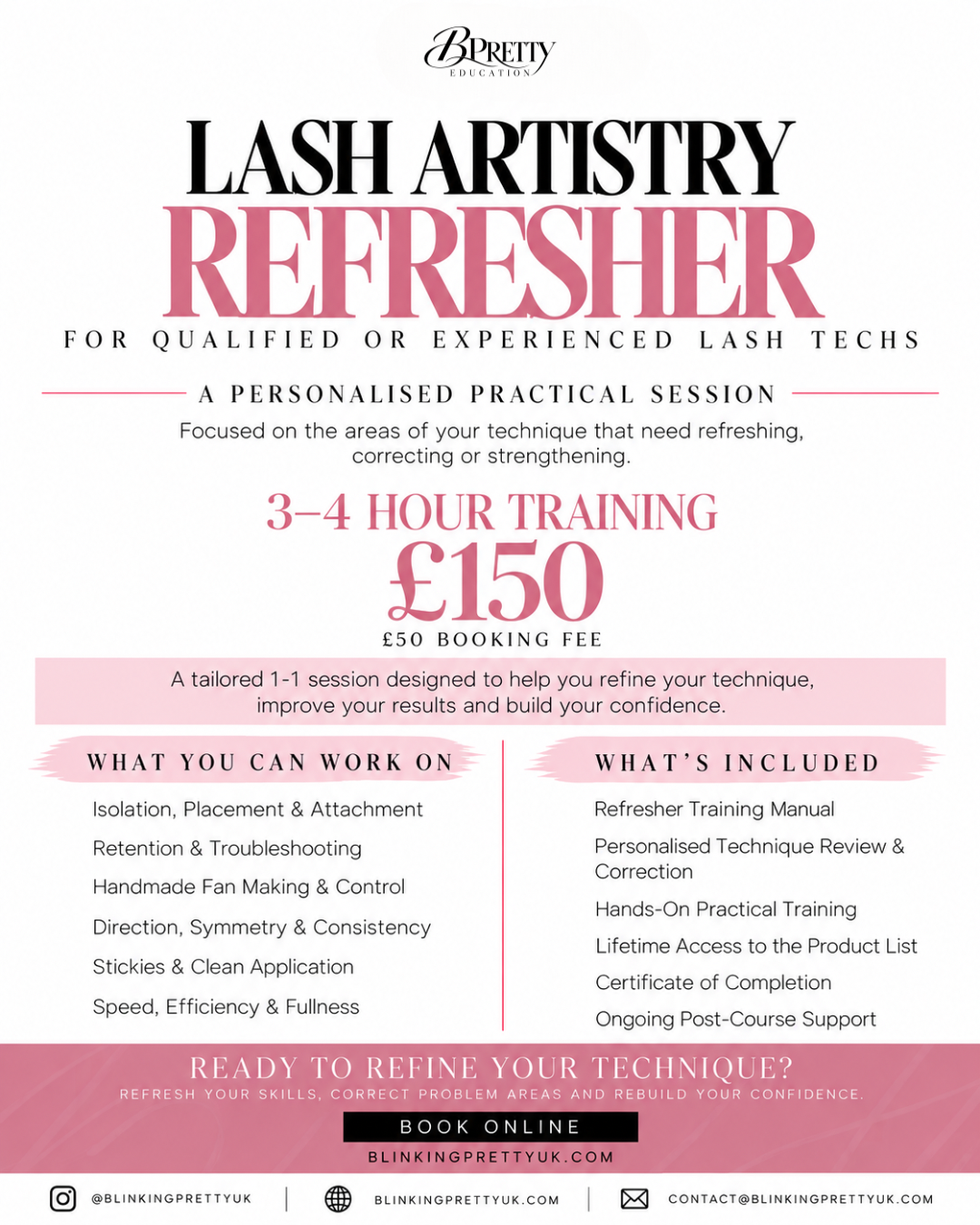 Lash Artistry: Refresher